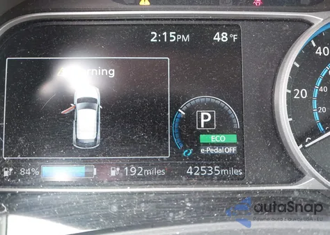 2020 Nissan Leaf Sl Plus 62 Kwh from USA, damaged, VIN 1N4BZ1DP2LC305049